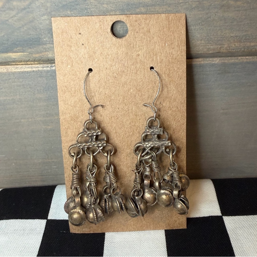Indian Tribal Bell Earrings